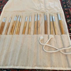 Vintage Paint Brush Set